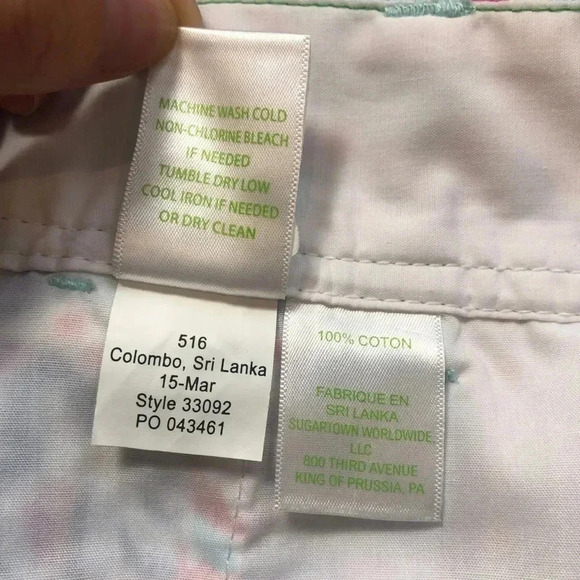 Lilly Pulitzer The Walsh Shorts Shell Me About It Size 2 - Picture 3 of 11